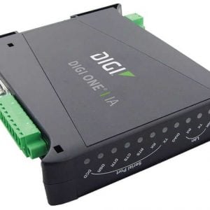 DIGI One IA 1 Port RS-232/422/485 Din Rail Mounted Serial to Ethernet Device Server